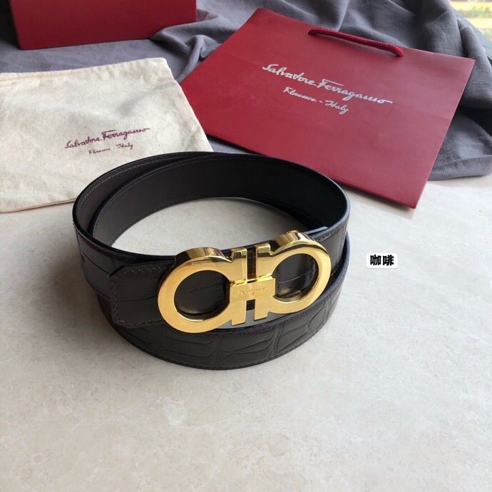 Dior Men s belt width 3.5cm exquisite rotating buckle cowhide belt