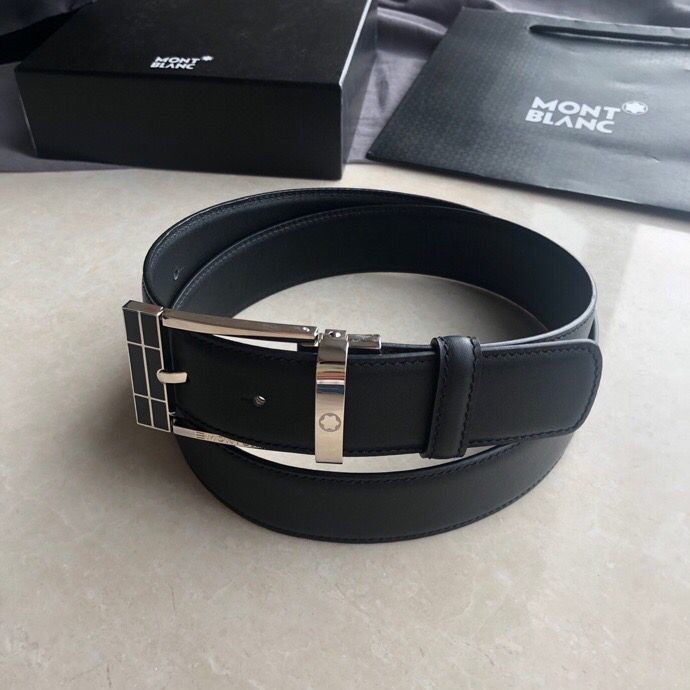 MontBlanc Cowhide Reversible men s belt width: 3.5cm