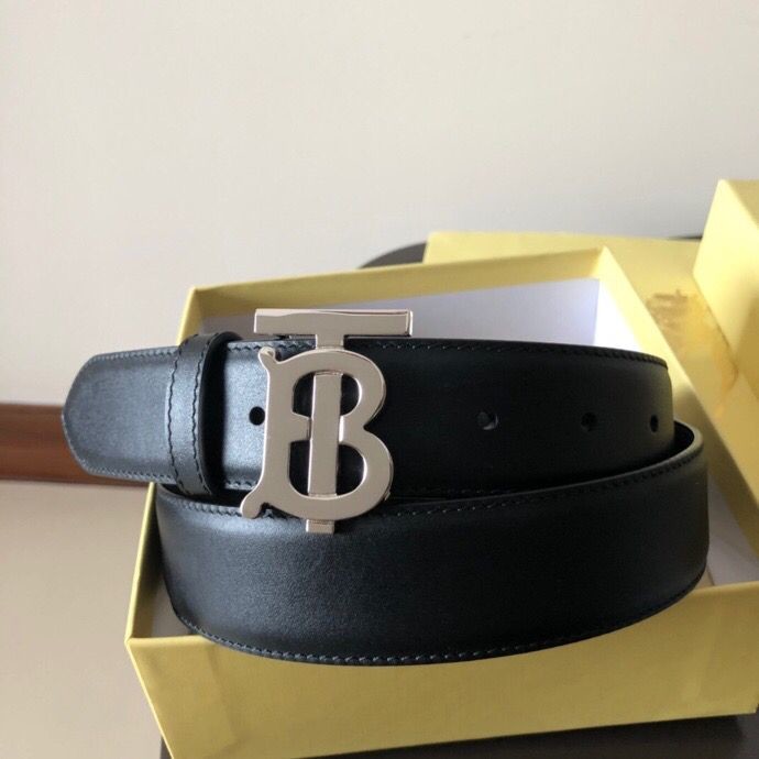 Burberry Manufacturing TB logo belt 3.5cm