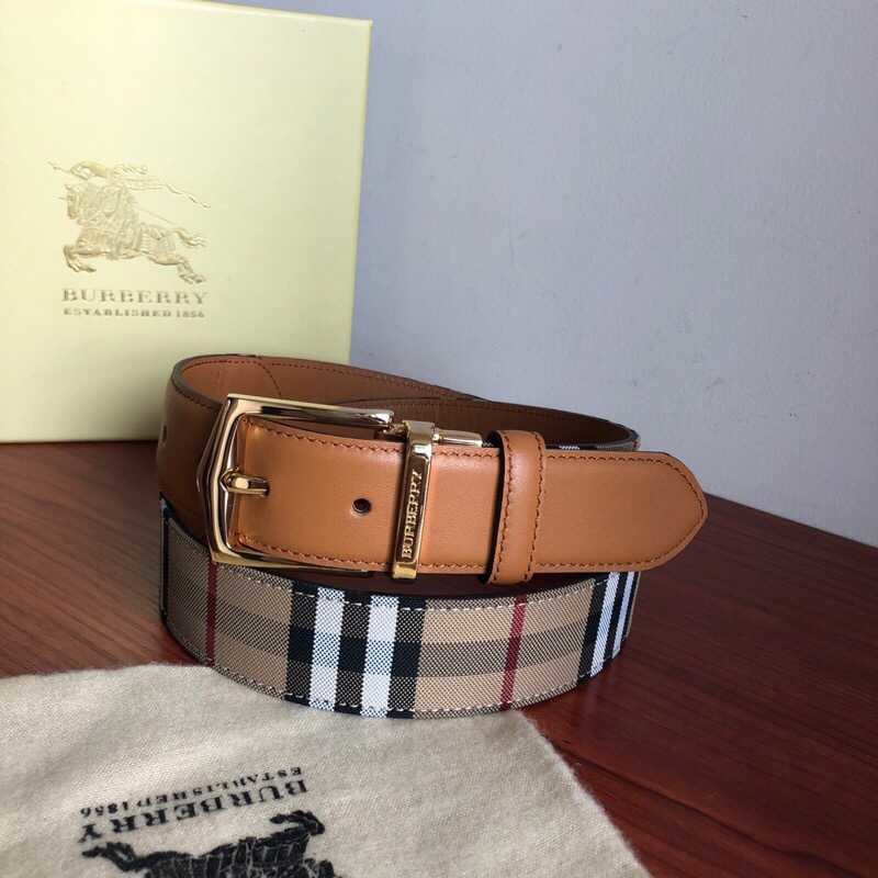 Burberry Men s Reversible cowhide belt 3.5cm