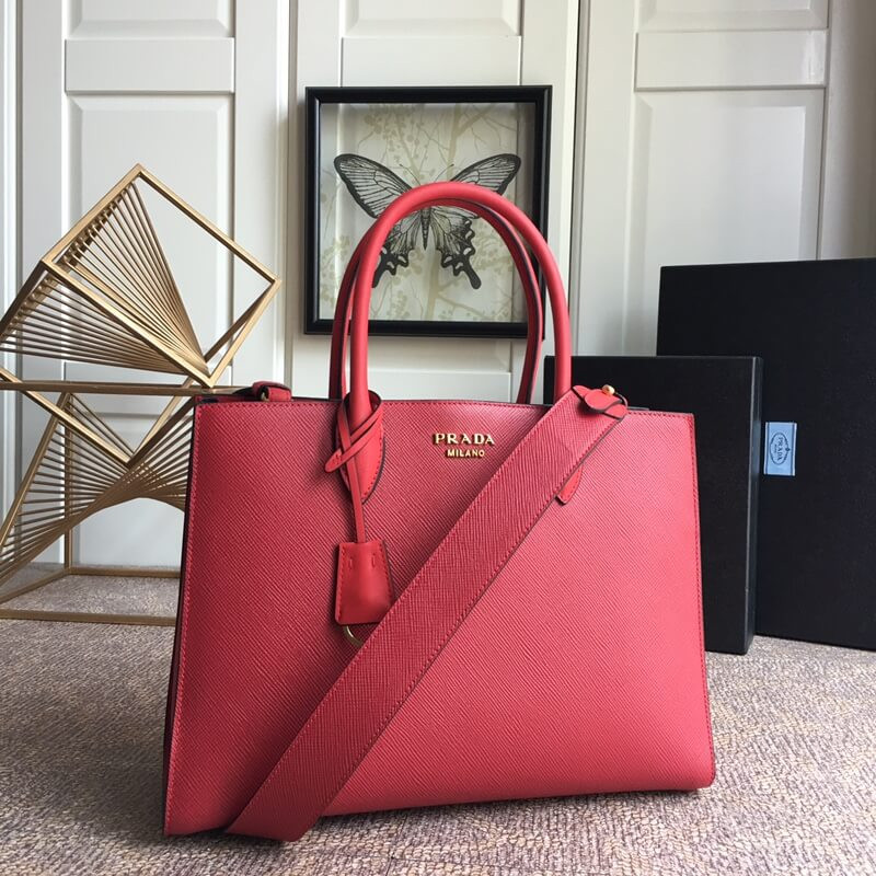 Prada Saffiano Leather Bibliothèque Bag PR153