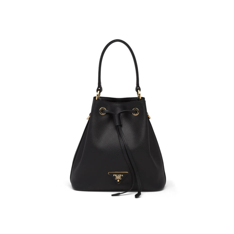 Prada Saffiano Leather Bucket Bag 1BE032