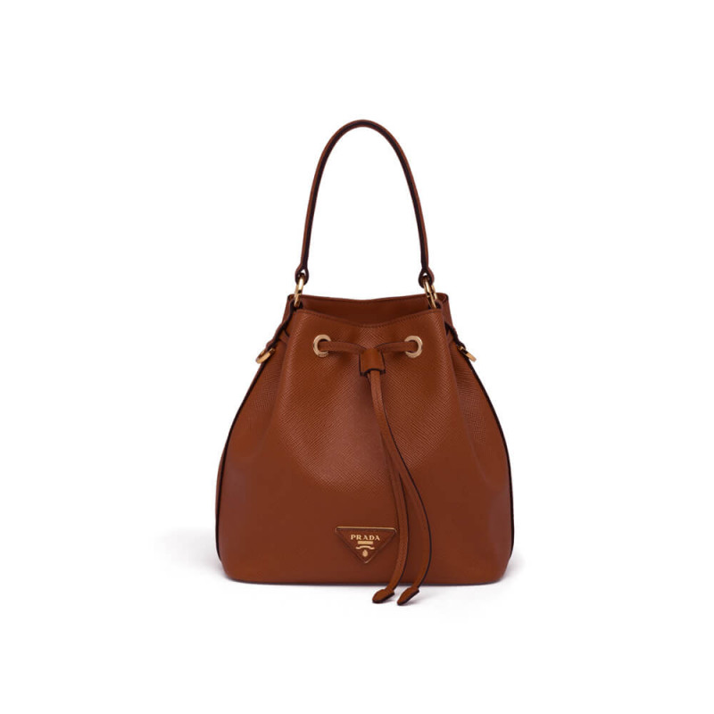 Prada Saffiano Leather Bucket Bag 1BE032