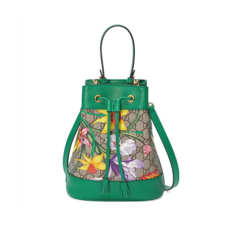 Gucci Ophidia GG Flora Small Bucket Bag 550621