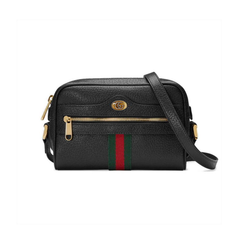 Gucci Ophidia Leather Mini Bag 517350