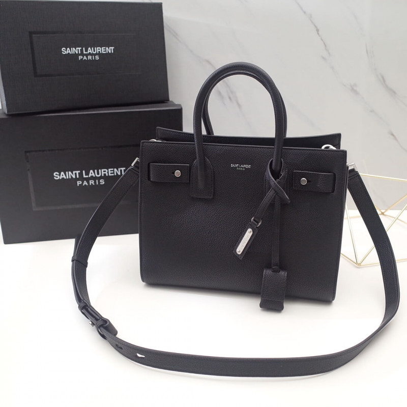 Saint Laurent Sac De Jour Souple Baby In Grained Leather 477477