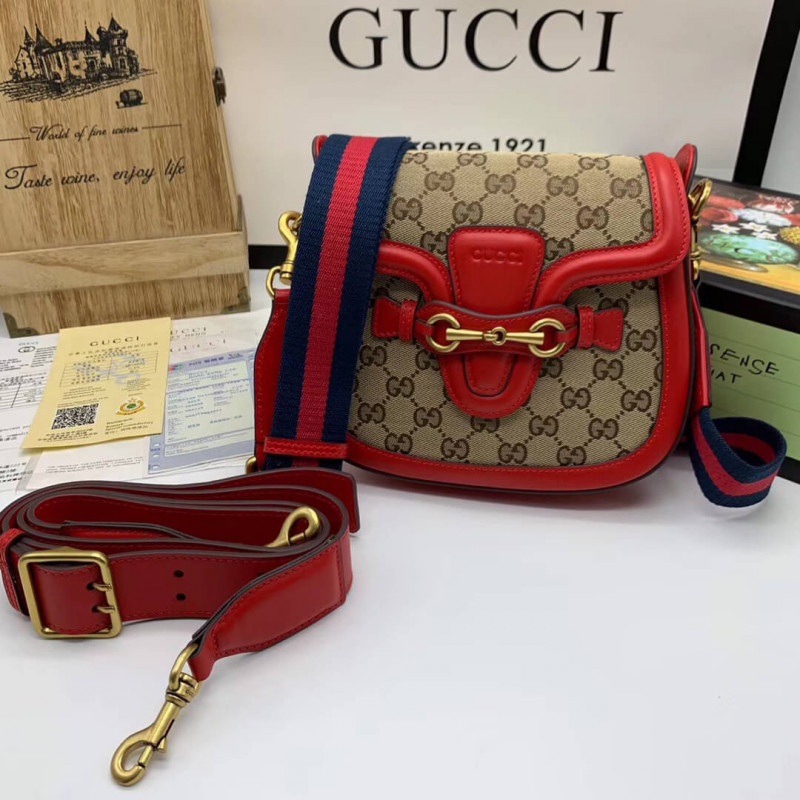 Gucci Lady Web Original GG Shoulder Bag 384821