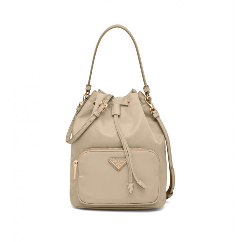 Prada Duet Leather Shoulder Bag 1BH038