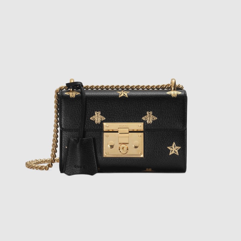 Gucci Padlock Bee Star Small Shoulder Bag 432182