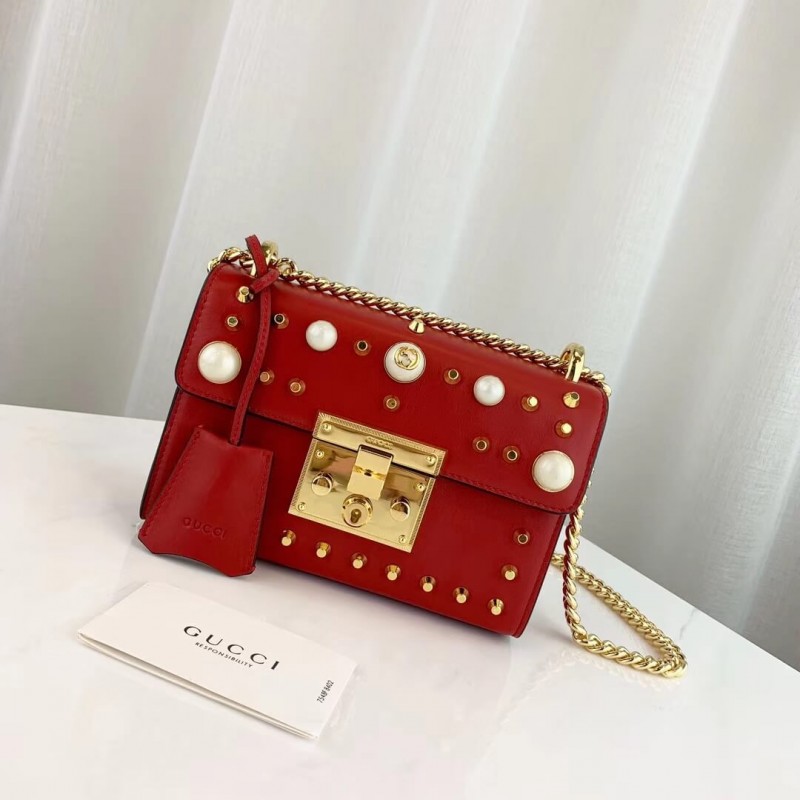 Gucci Padlock Bee Star Small Shoulder Bag 432182