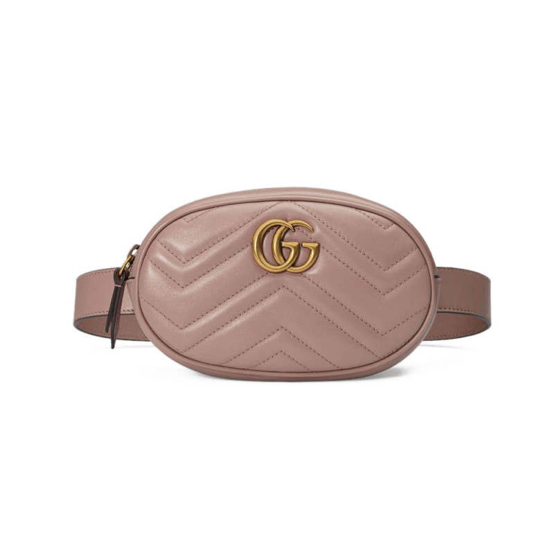 Gucci GG Marmont Matelasse Leather Belt Bag 476434