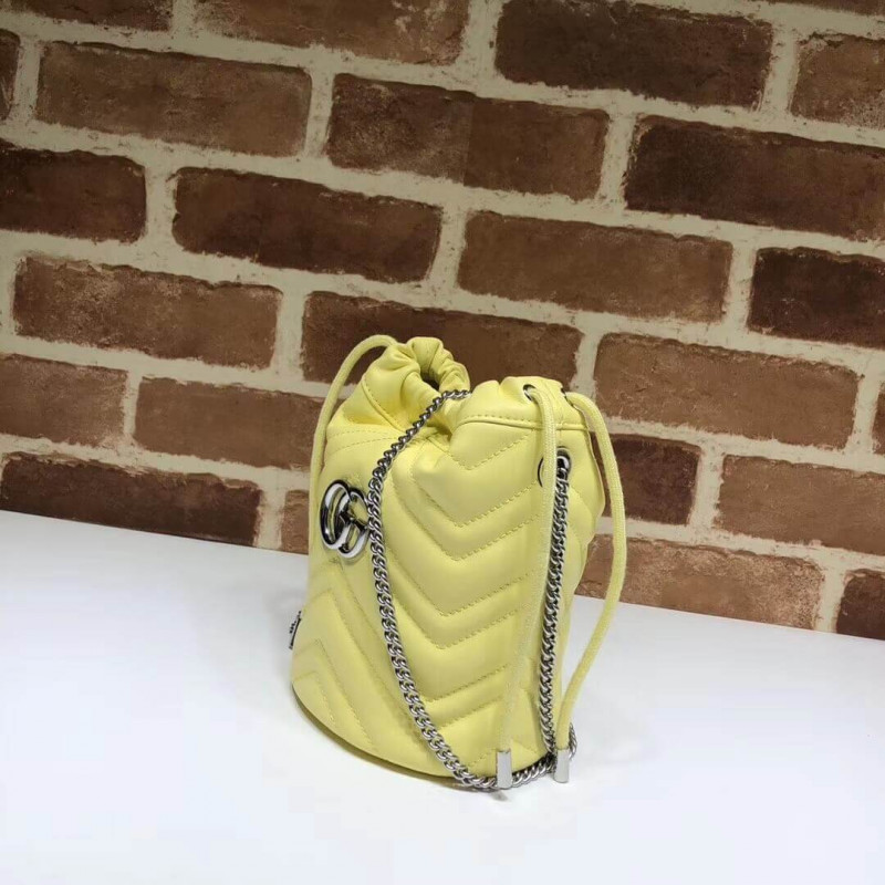 Gucci GG Marmont Matelassé Mini Bucket Bag 575163