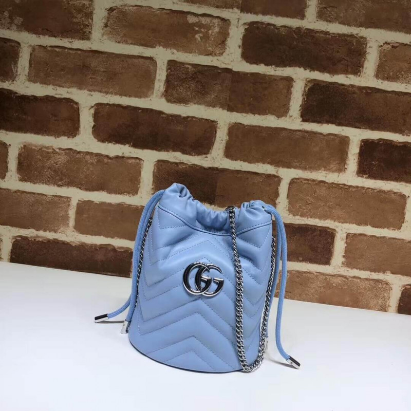 Gucci GG Marmont Matelassé Mini Bucket Bag 575163