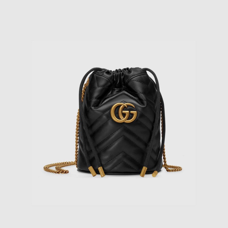 Gucci GG Marmont Matelassé Mini Bucket Bag 575163