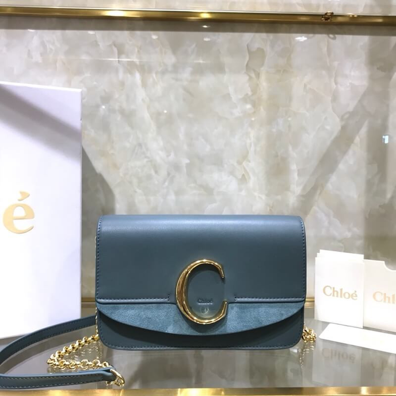 Chloe C Clutch With Chain S1159