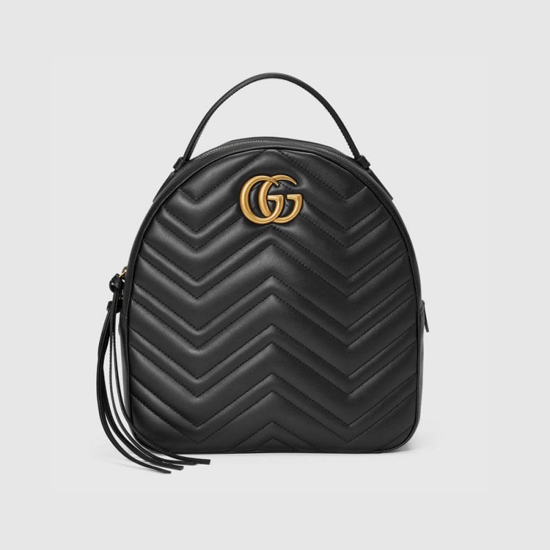 Gucci GG Marmont Quilted Leather Backpack 476671