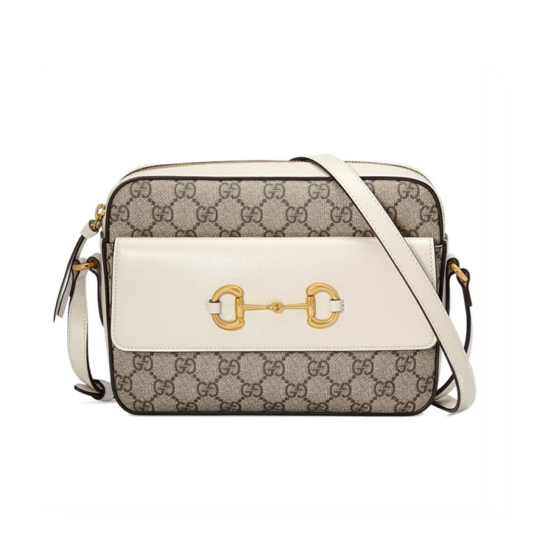 Gucci Horsebit 1955 Small Shoulder Bag in Canvs 645454