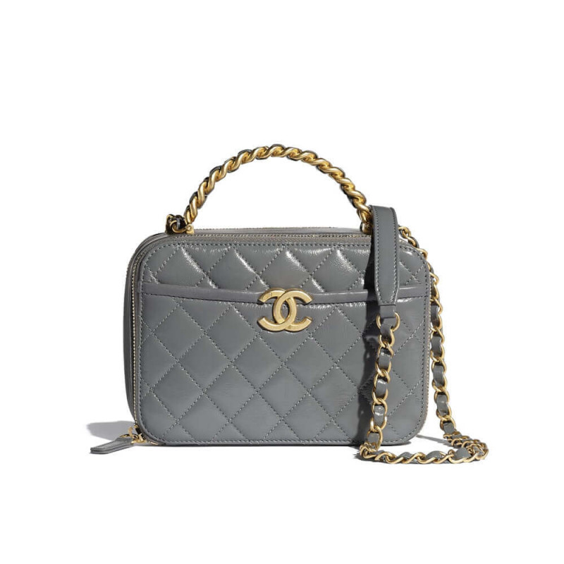 Chanel Lambskin Vanity Case AS2179