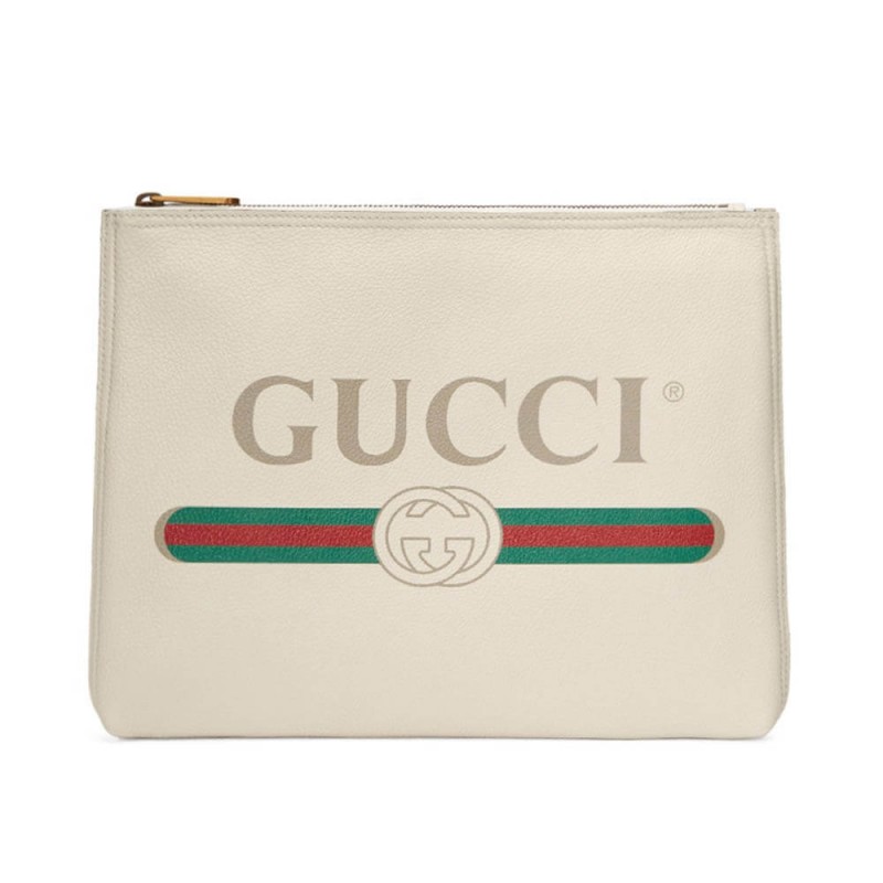 Gucci Print Leather Medium Portfolio 500981