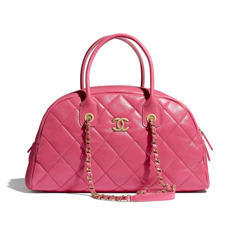 Chanel Calfskin Bowling Bag AS2223