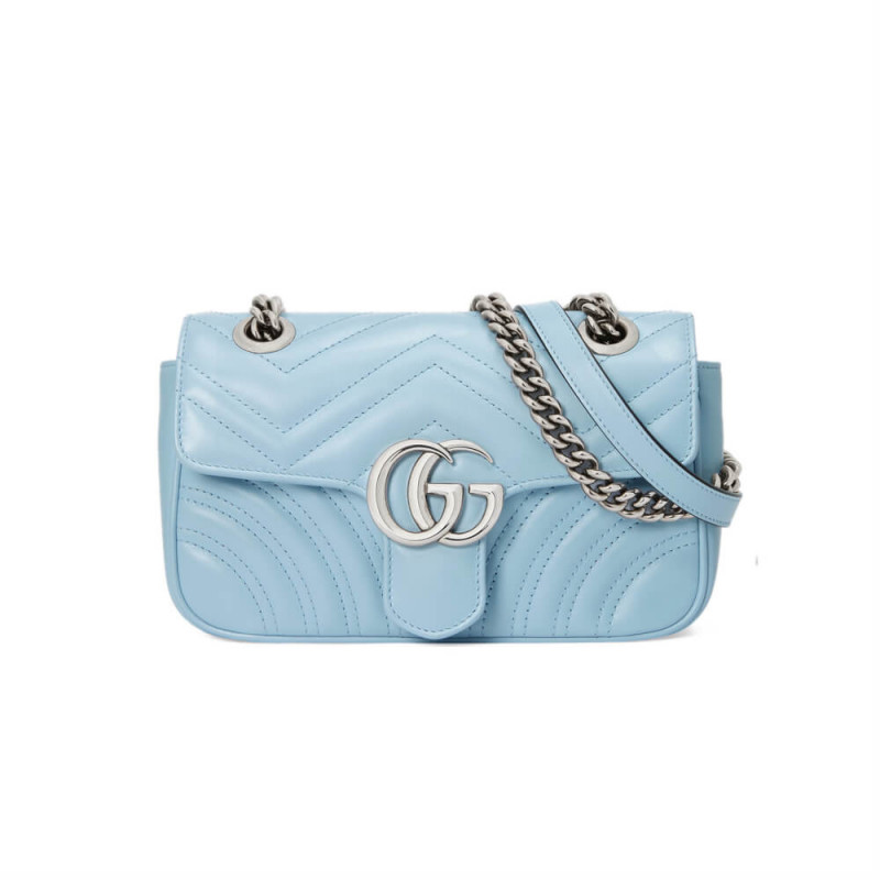 Gucci GG Marmont Matelasse Chevron Leather Mini Bag 446744