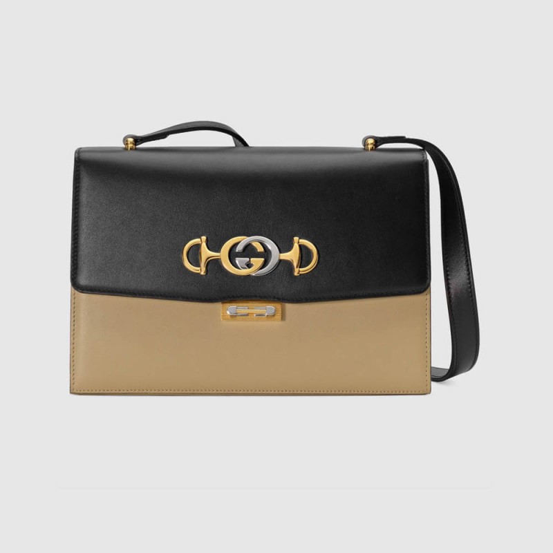 Gucci Zumi Smooth Leather Small Shoulder Bag 576388