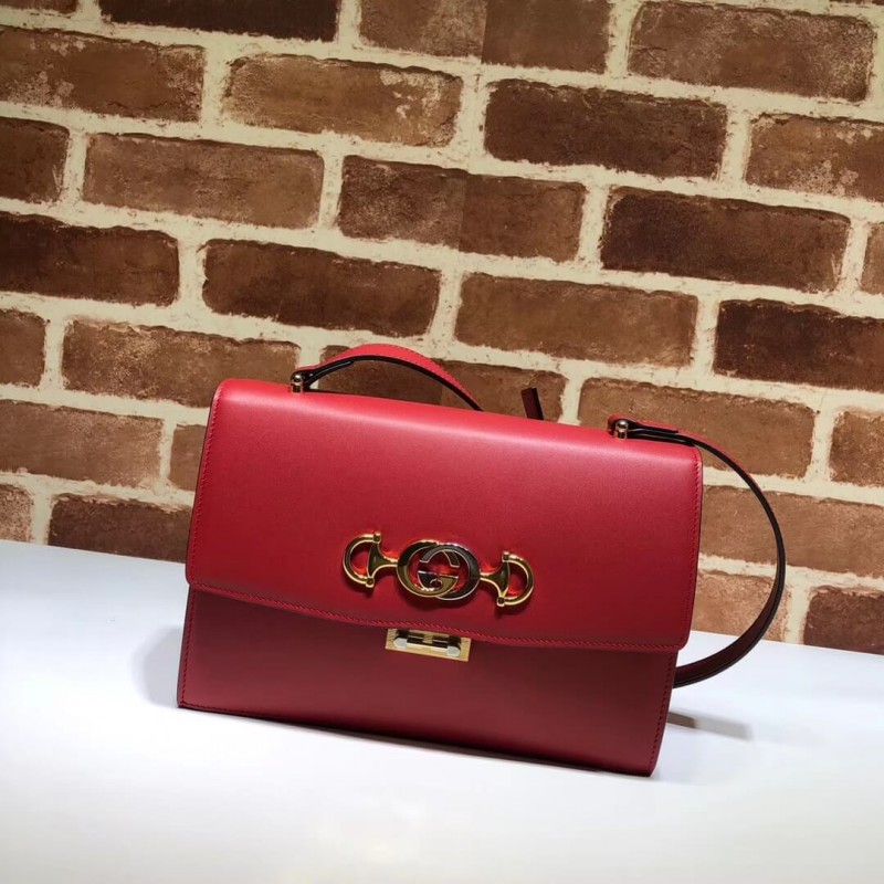 Gucci Zumi Smooth Leather Small Shoulder Bag 576388