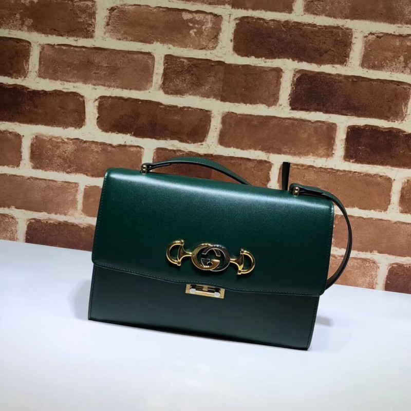 Gucci Zumi Smooth Leather Small Shoulder Bag 576388