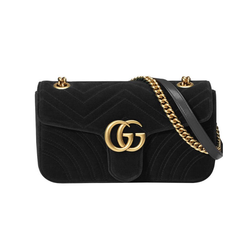 Gucci GG Marmont Velvet Shoulder Bag 443497