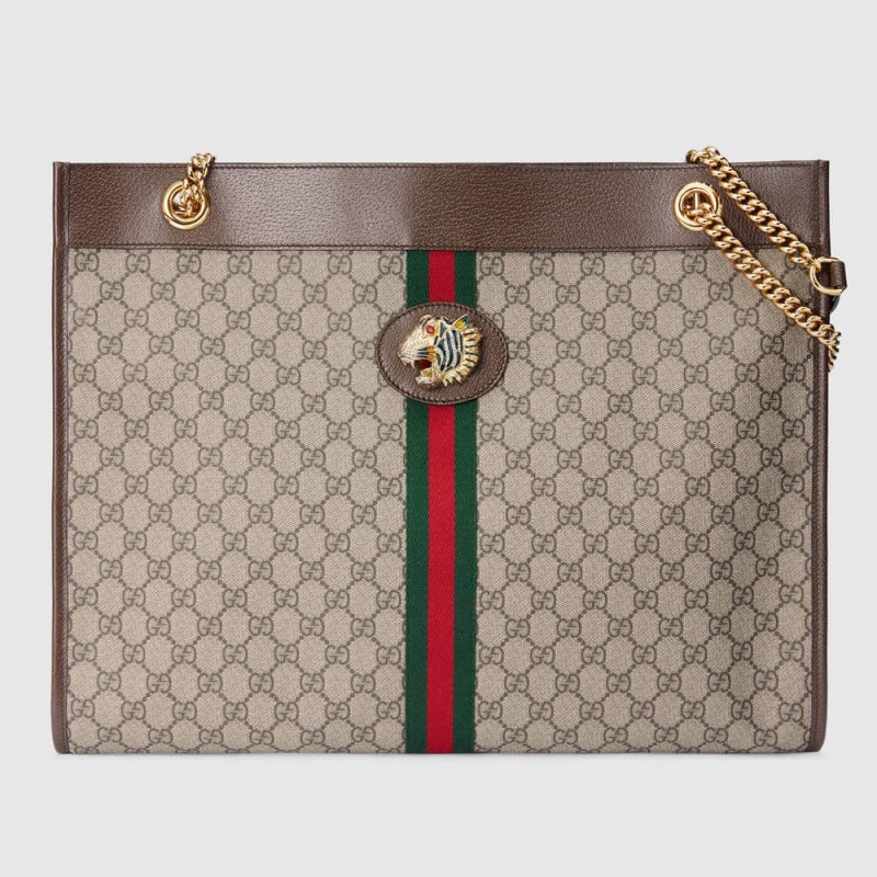 Gucci Exclusive Rajah GG Tote 537219 Coffee