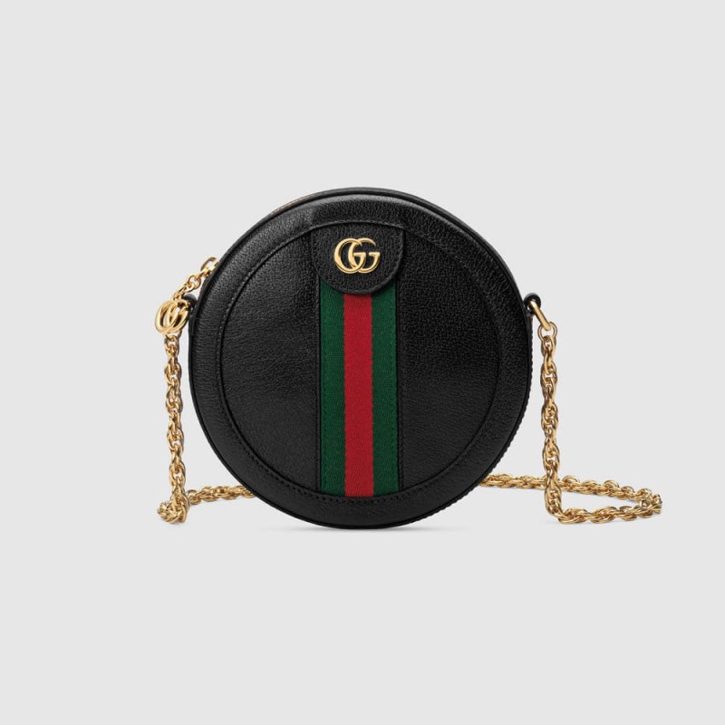 Gucci Ophidia Mini Round Shoulder Bag 550618