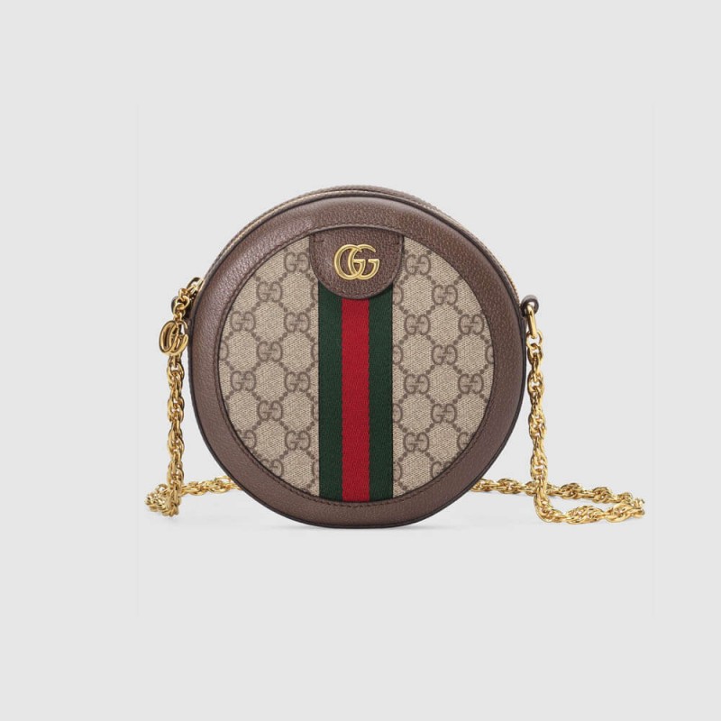 Gucci Ophidia Mini GG Round Shoulder Bag 550618