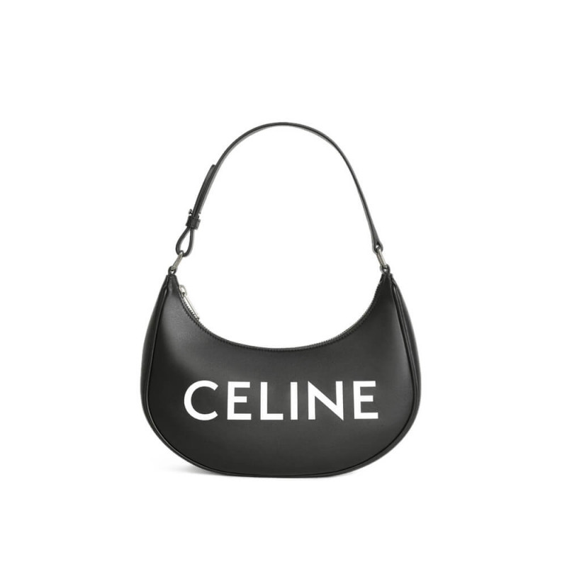 Celine Ava Bag In Smooth Calfskin With Celine Print 193953