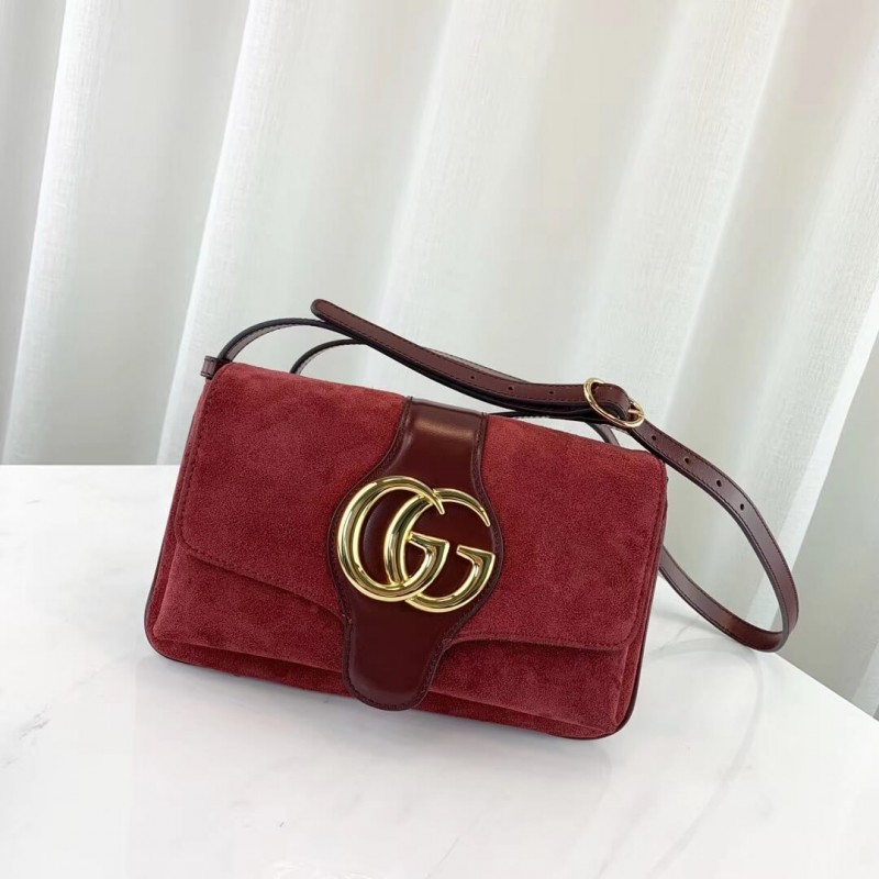 Gucci Suede Arli Small Shoulder Bag 550129