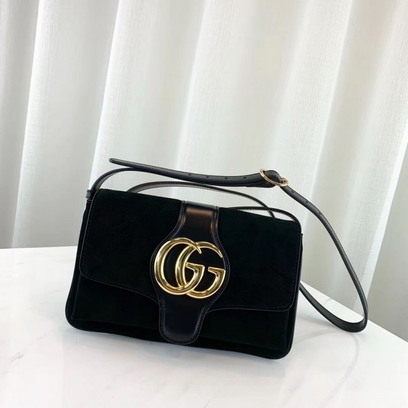 Gucci Suede Arli Small Shoulder Bag 550129