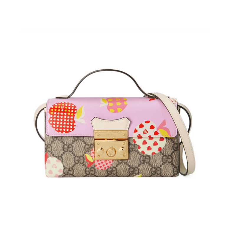 Gucci Les Pommes Padlock Mini Bag 652683