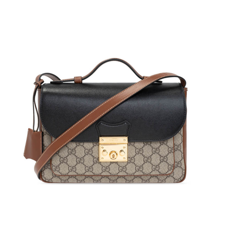 Gucci Padlock Small Shoulder Bag in GG Supreme Canvas 644527