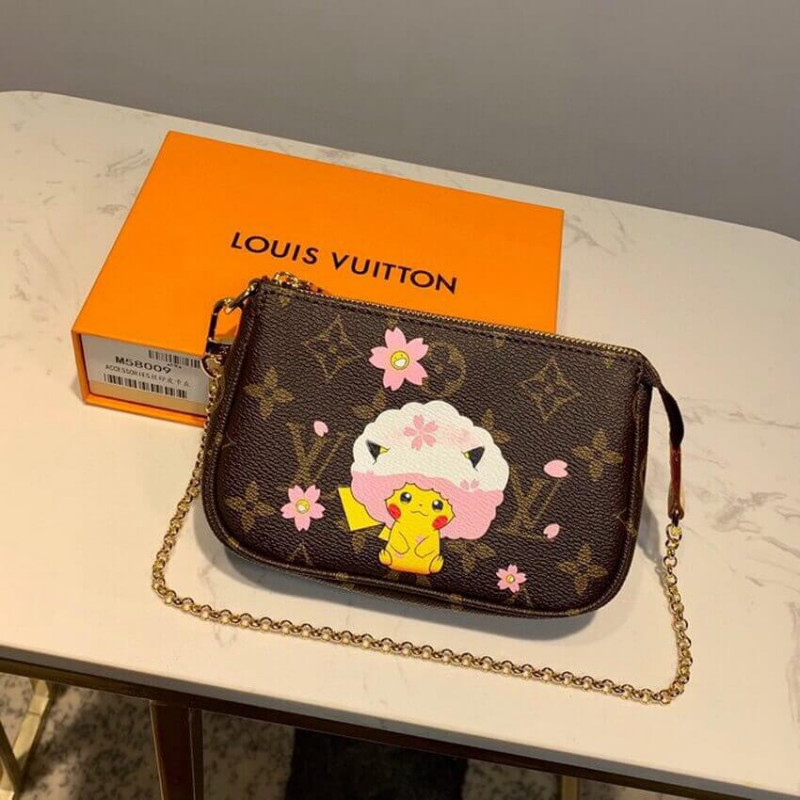 Louis Vuitton Pikachu Print Mini Pochette Accessoires M58009