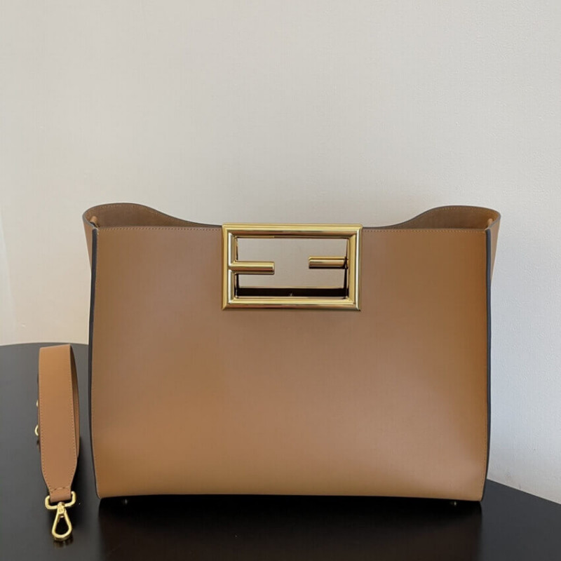 Fendi Calf Leather Medium Way Bag 8BH391