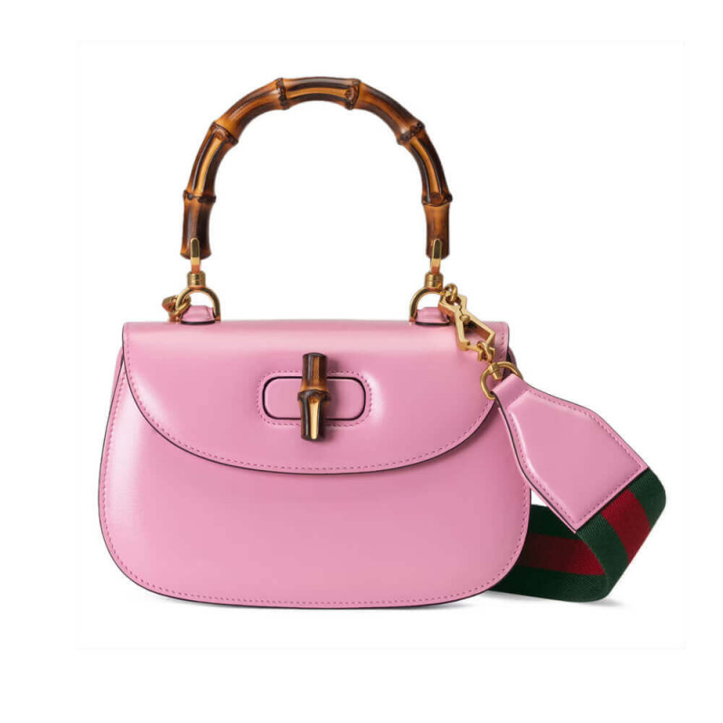 Gucci Small Top Handle Bag with Bamboo 675797