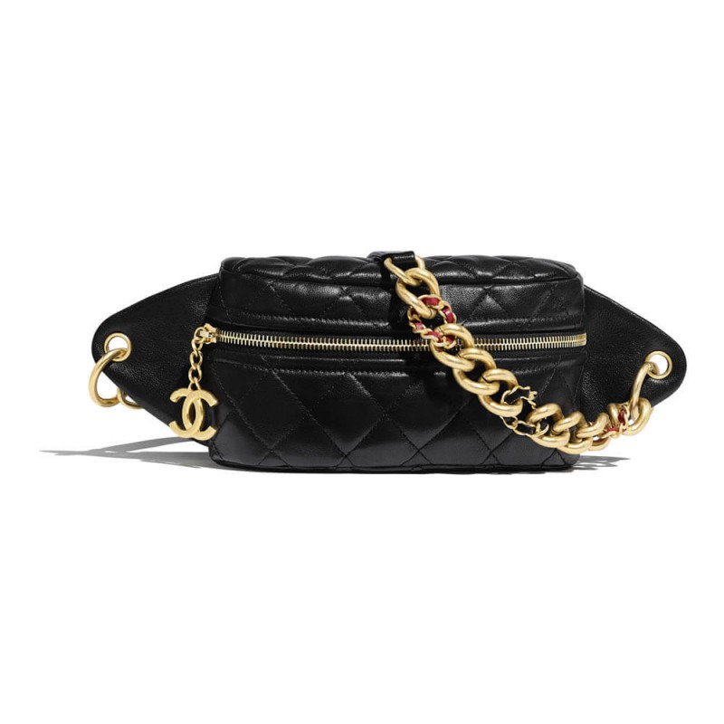 Chanel Lambskin Waist Bag AS0940