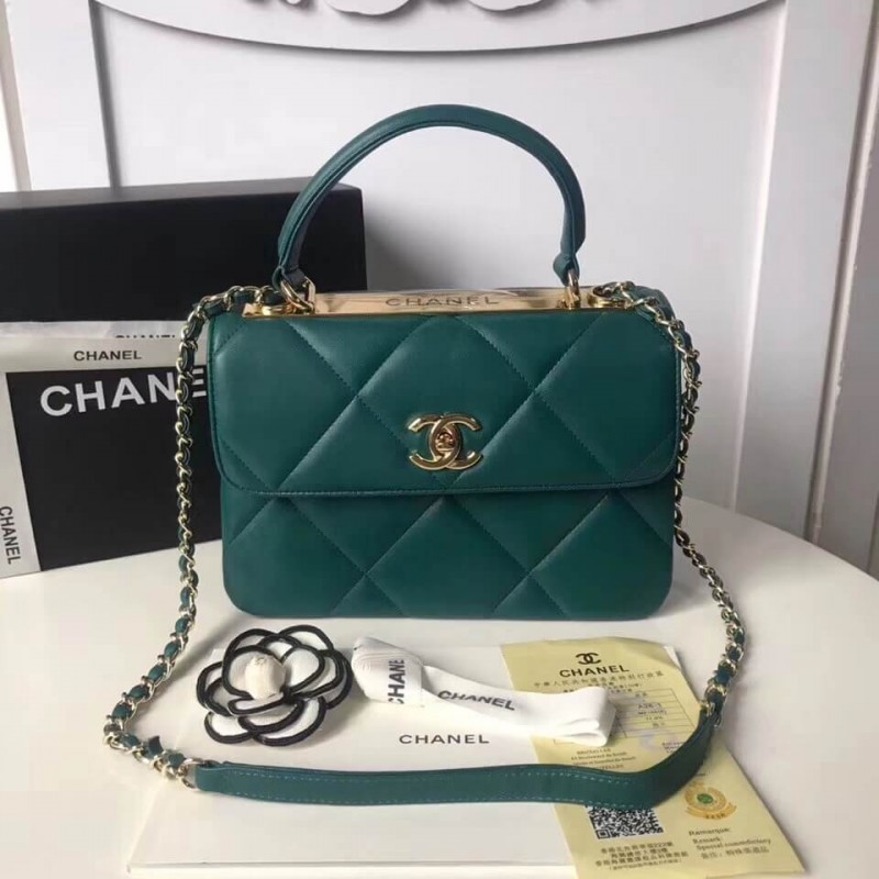 Chanel Small Flap Bag With Top Handle A92236