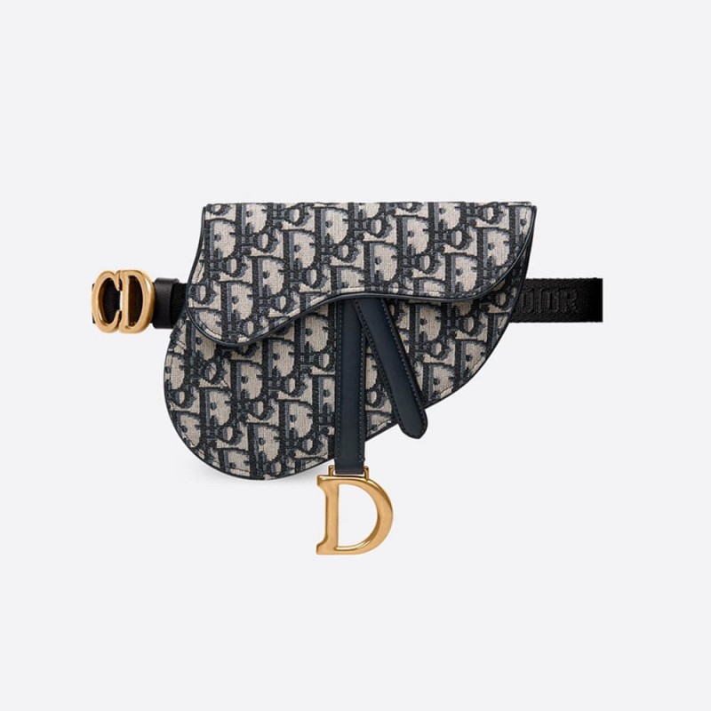 Christian Dior Oblique Saddle Belt Bag S5632