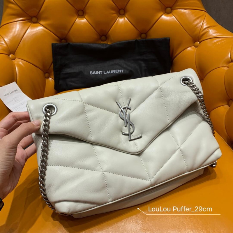 Saint Laurent Loulou Puffer Small Bag In Quilted Lambskin 577476