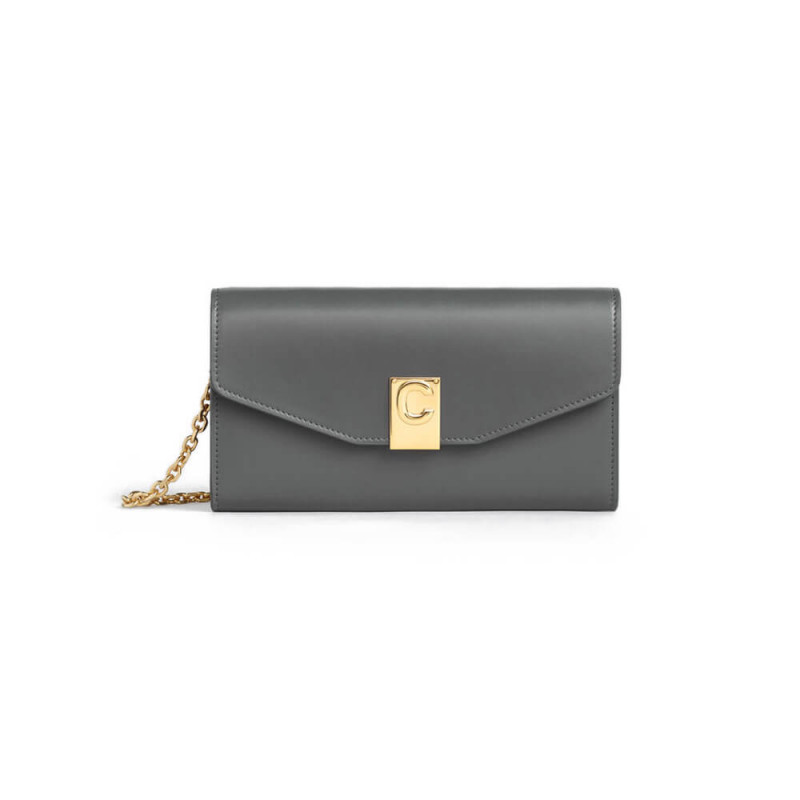 Celine C Wallet On Chain In Smooth Calfskin 10B903