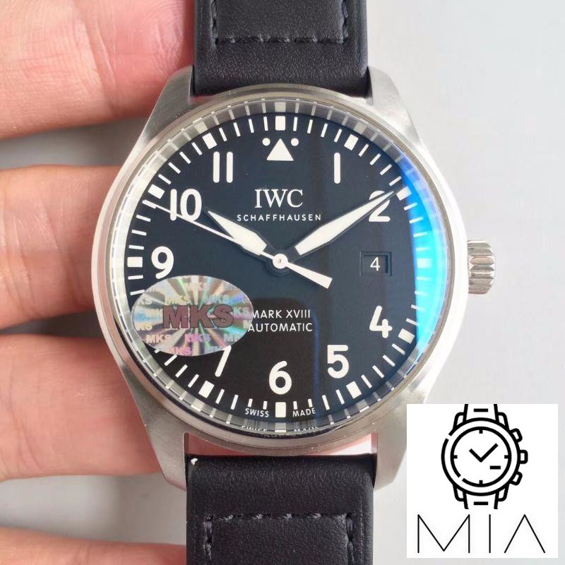 IWC Pilot Mark XVIII Edition Laureus Sport IW324703 MKS Factory V2 Blue Dial