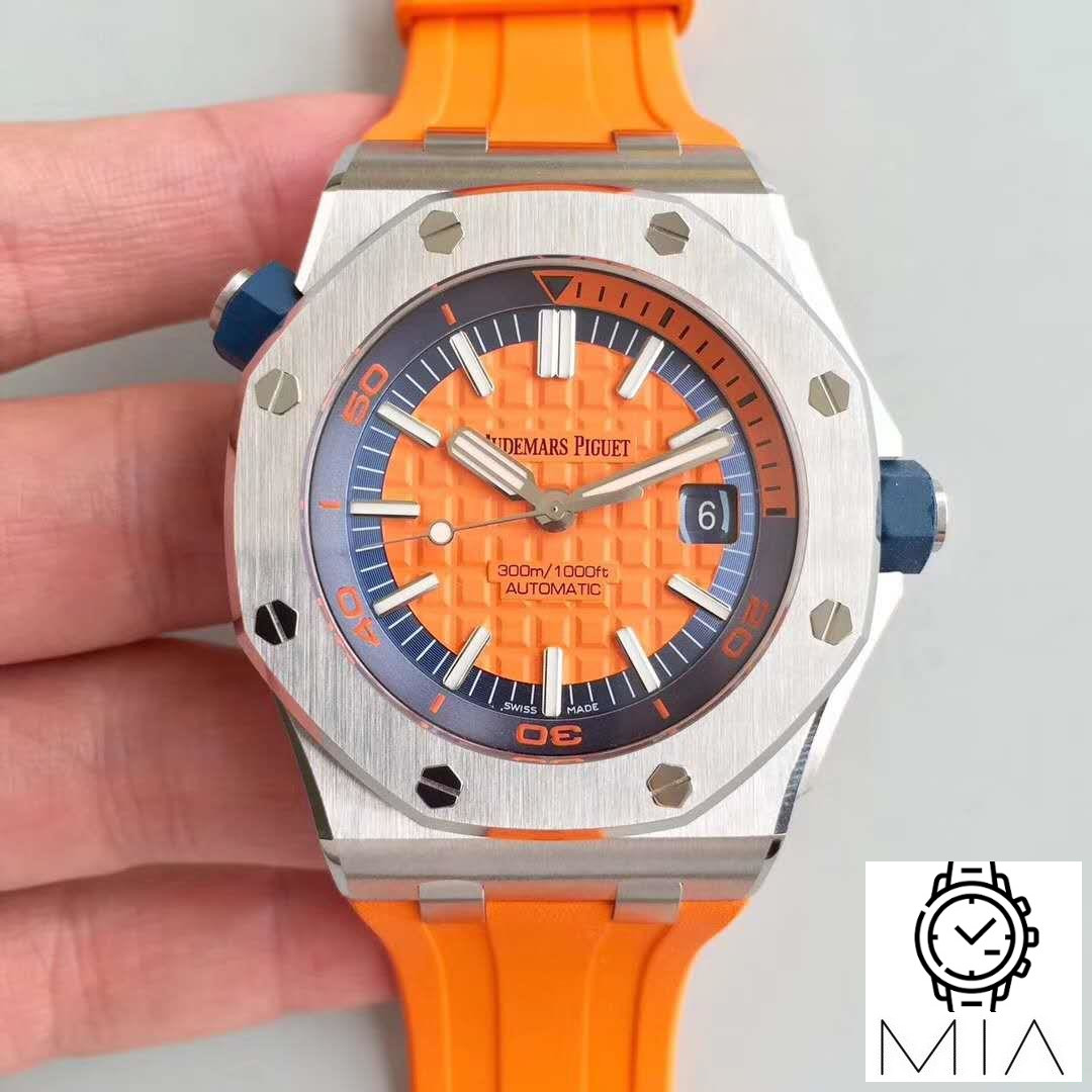 Audemars Piguet Royal Oak Offshore Diver 15710ST.OO.A070CA.01 JF Factory V3 Orange Dial
