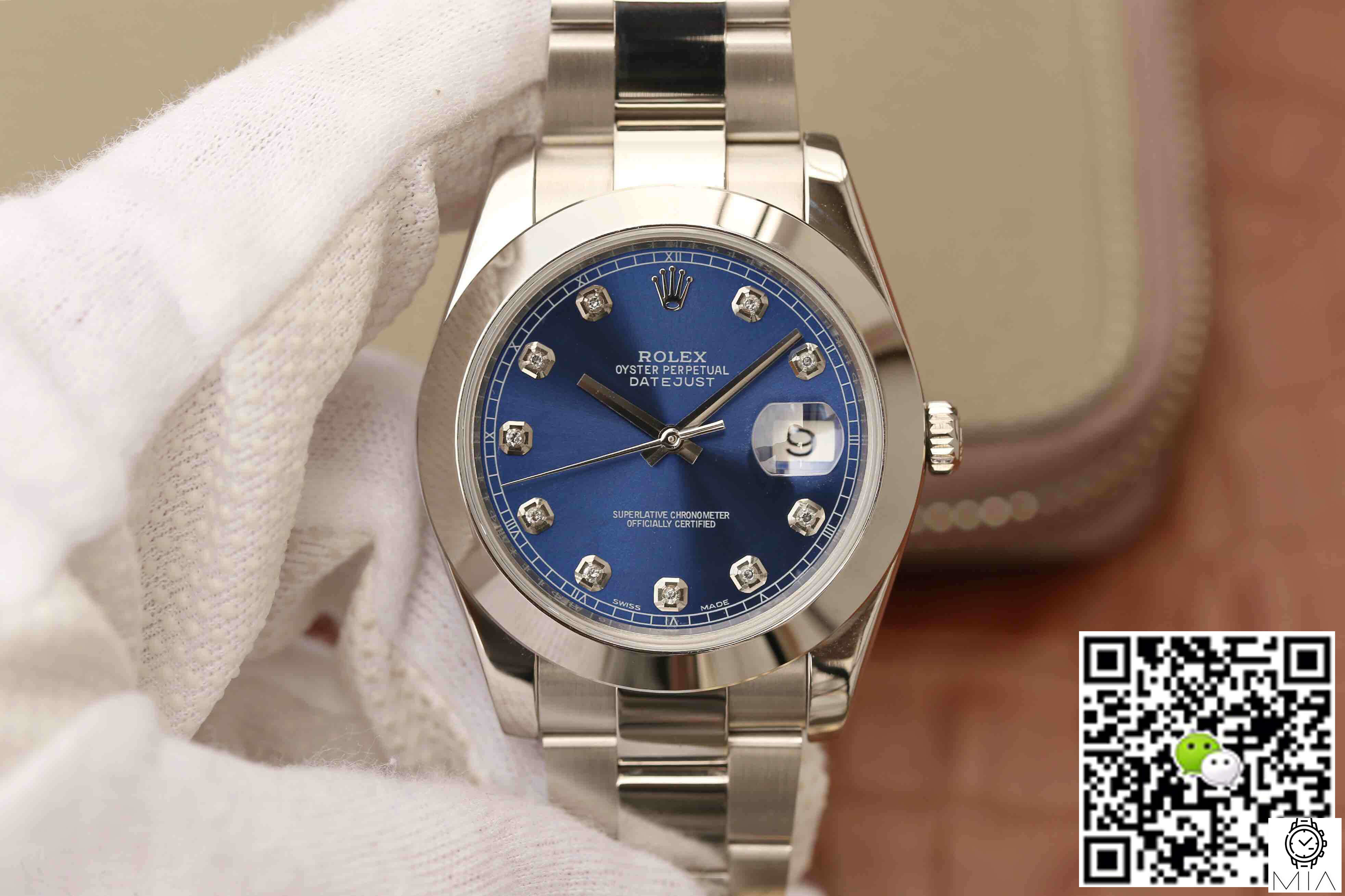 Rolex Datejust M126300 EW Factory Stainless Steel Strap