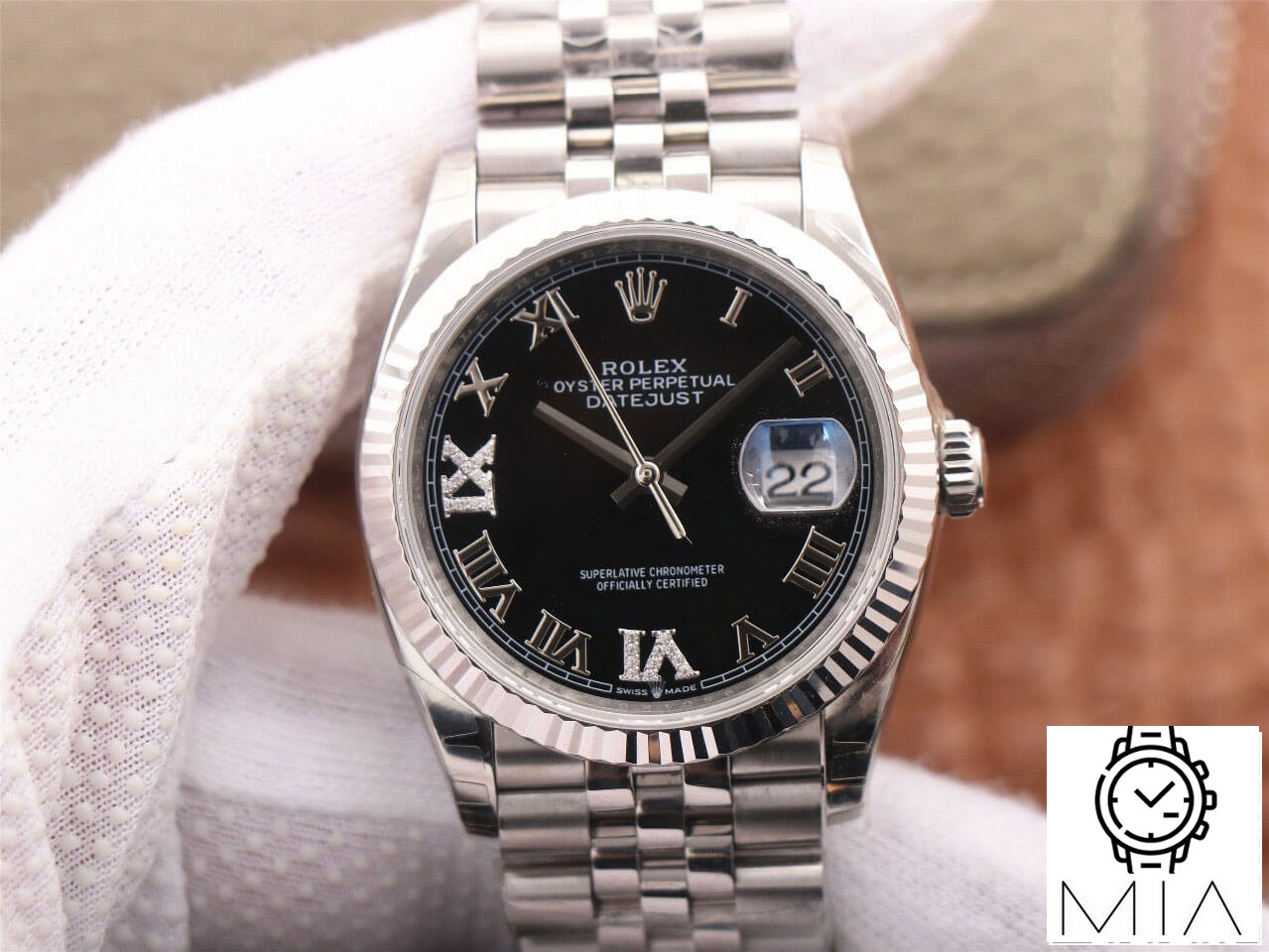 Rolex Datejust M126233 36MM EW Factory Stainless Steel Strap