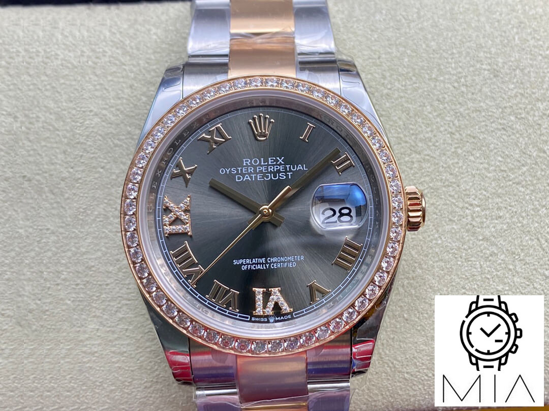 Rolex Datejust M126281RBR-0012 EW Factory Grey Dial